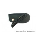 Cuchillo NIETO SOS negro con f. cuero