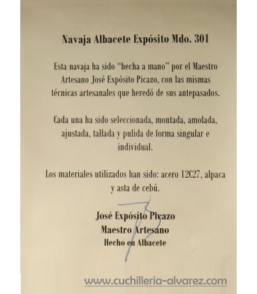 Navaja Exposito  M/301-CE