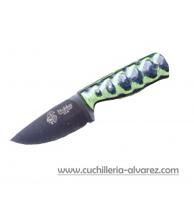 Cuchillo J&V HOBBIT TRF verde y negro