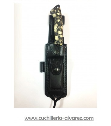 Cuchillo J&V  Celtibero BLACK SKULL