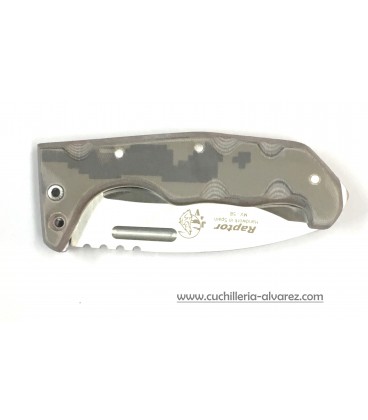 Navaja j&V RAPTOR micarta camo