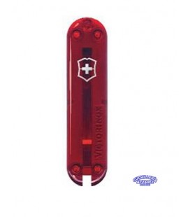 Cacha 58mm Victorinox frente roja translucida