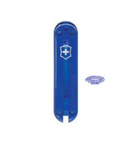 Cacha Victorinox frente azul translucida