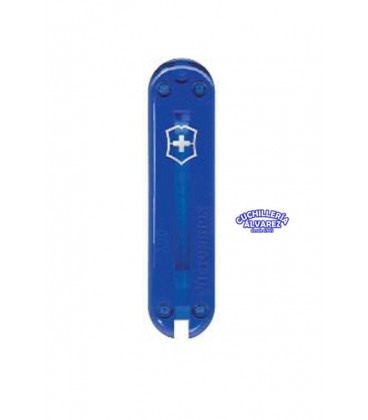 Cacha Victorinox frente azul translucida