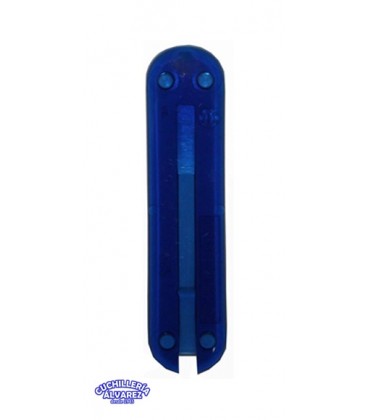 Cacha Victorinox trasera azul transparente