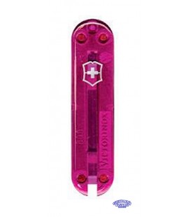 Cacha Victorinox frente rosa translucido