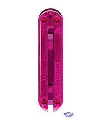 Cacha Victorinox trasera rosa translucida