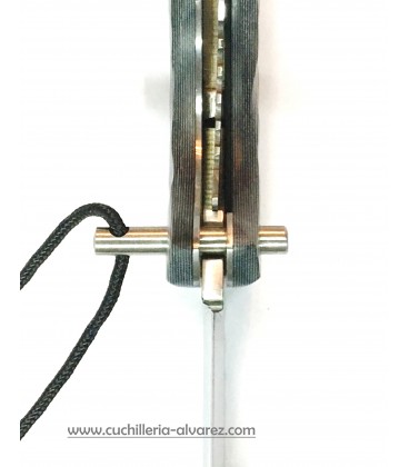 Navaja j&V titan xl micarta gris