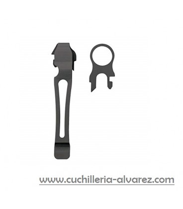 Leatherman CLIP y anilla negro