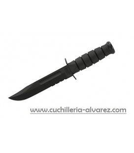 Kabar Black Fixed Blade KNF Serrated
