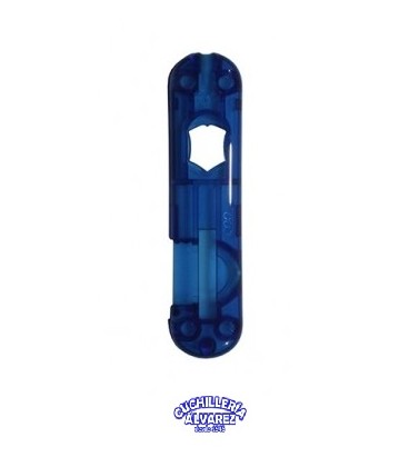 Cacha 58mm Victorinox frente azul translucido