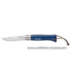 Navaja opinel Nº8 AZUL inox