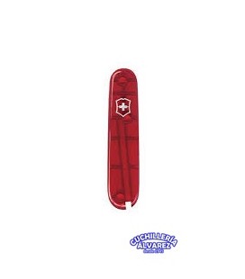 Cacha Victorinox 84mm frente roja translucida