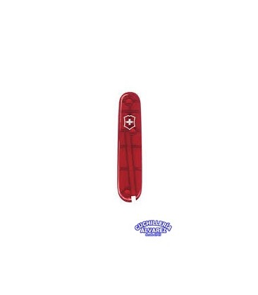 Cacha Victorinox 84mm frente roja translucida