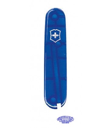 Cacha Victorinox 84mm frente azul translucida