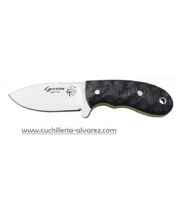 Cuchillo J&V LYCAON micarta yute negra 1426-7