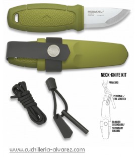 Cuchillo Mora Eldris verde con kit