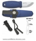 Cuchillo Mora Eldris azul con kit