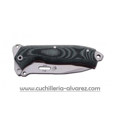 Navaja J&V SV3 MICARTA VERDE FUNDA PIEL