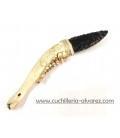 Cuchillo PREHISTORICO de OBSIDIANA