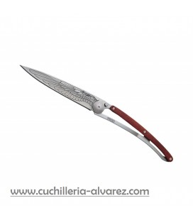 Navaja DEEJO TATTOO 37g  palo rojo/ala