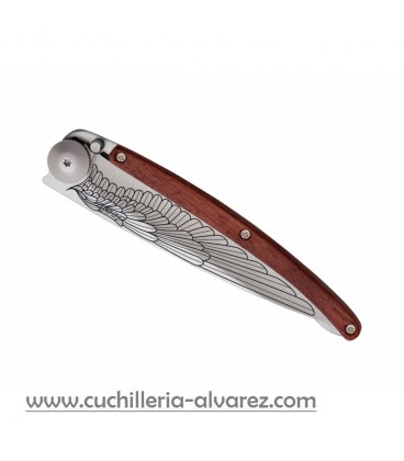 Navaja DEEJO TATTOO 37g  palo rojo/ala