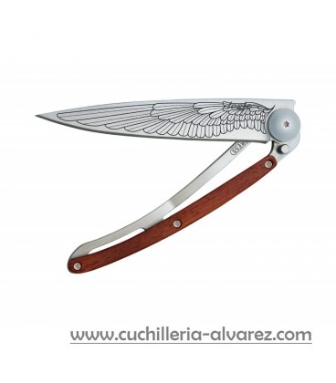 Navaja DEEJO TATTOO 37g  palo rojo/ala