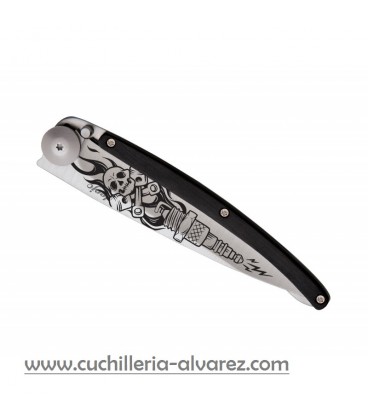 Navaja DEJOO TATTOO 37g  ebano/biker