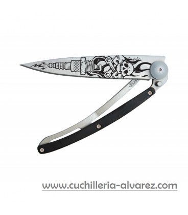 Navaja DEJOO TATTOO 37g  ebano/biker