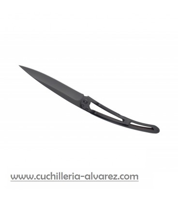 Navaja DEEJO BLACK 37g ebano/ciervo