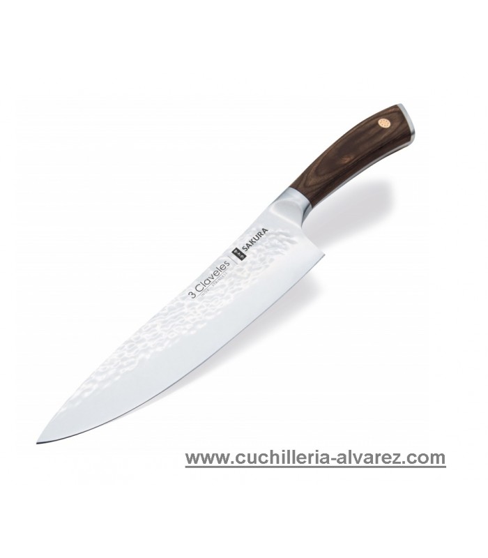 Cuchillo 3 CLAVELES SAKURA 01019 para verduras y alimentos.