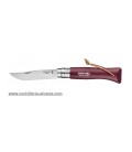 Opinel Nº8 INOX Burdeos con cordon