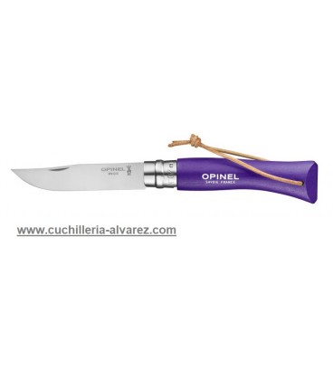 Opinel Nº7 INOX Violeta con cordon