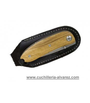 Navaja Lionsteel Mini Olive wood 8210 UL