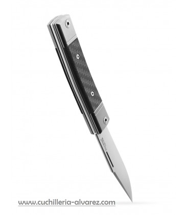 Navaja Lionsteel BESTMAN fibra de carbono BM1 CF