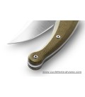 Navaja Lionsteel GITANO micarta canvas verde GT01 CVG