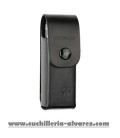 Leatherman Funda de piel negra 934835. Tamaño 4"