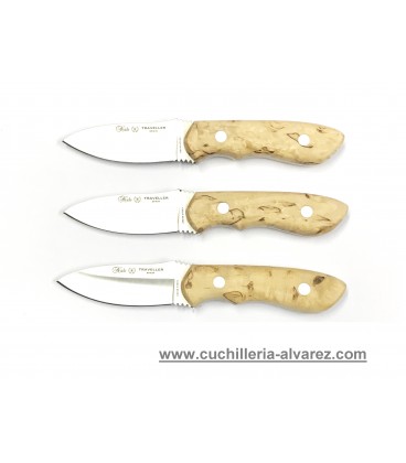 Cuchillo NIETO TRAVELLER Abedul Rizado