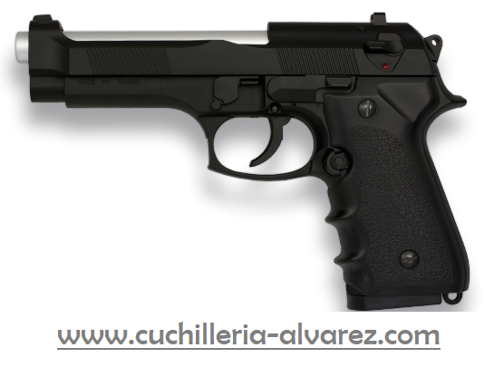 Pistola AIRSOF HFC black Bolas 6mm con cuerpo de ABS negro calibre 6mm