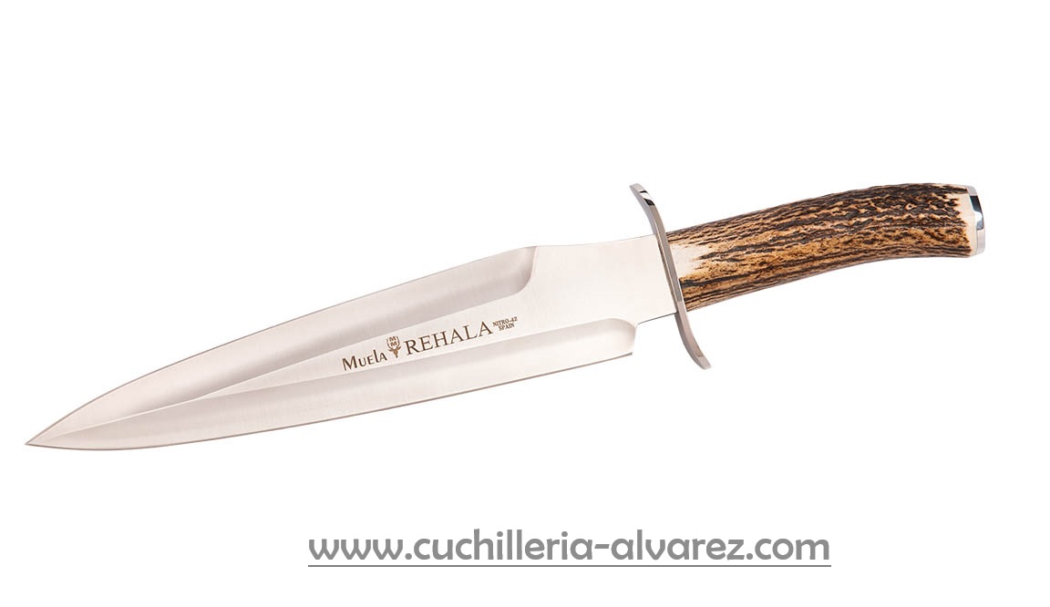 Cuchillo de remate Muela Podenquero-S Asta Ciervo