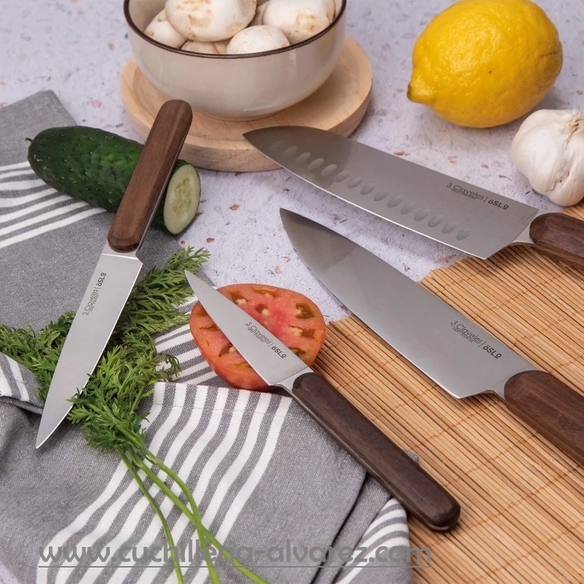 Cuchillo Verduras 3 CLAVELES OSLO 01431 Polar 01070 para cocineros y cocina.